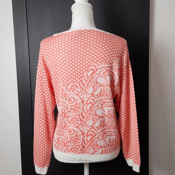 VINTAGE ESCORPION PULLOVER SWEATER MADE IN SPAIN SIZE 40 - Picture 5 of 7